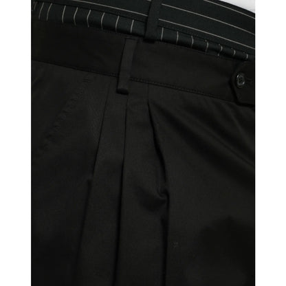 Dolce Gabbana Bermuda Cargo Shorts in Virgin Wool Elegance &