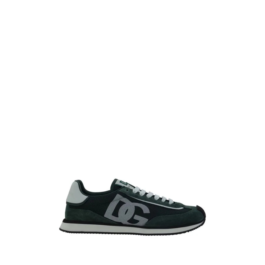 Dolce & Gabbana Bicolor Calf Leather Bos Taurus Athletic Sneakers