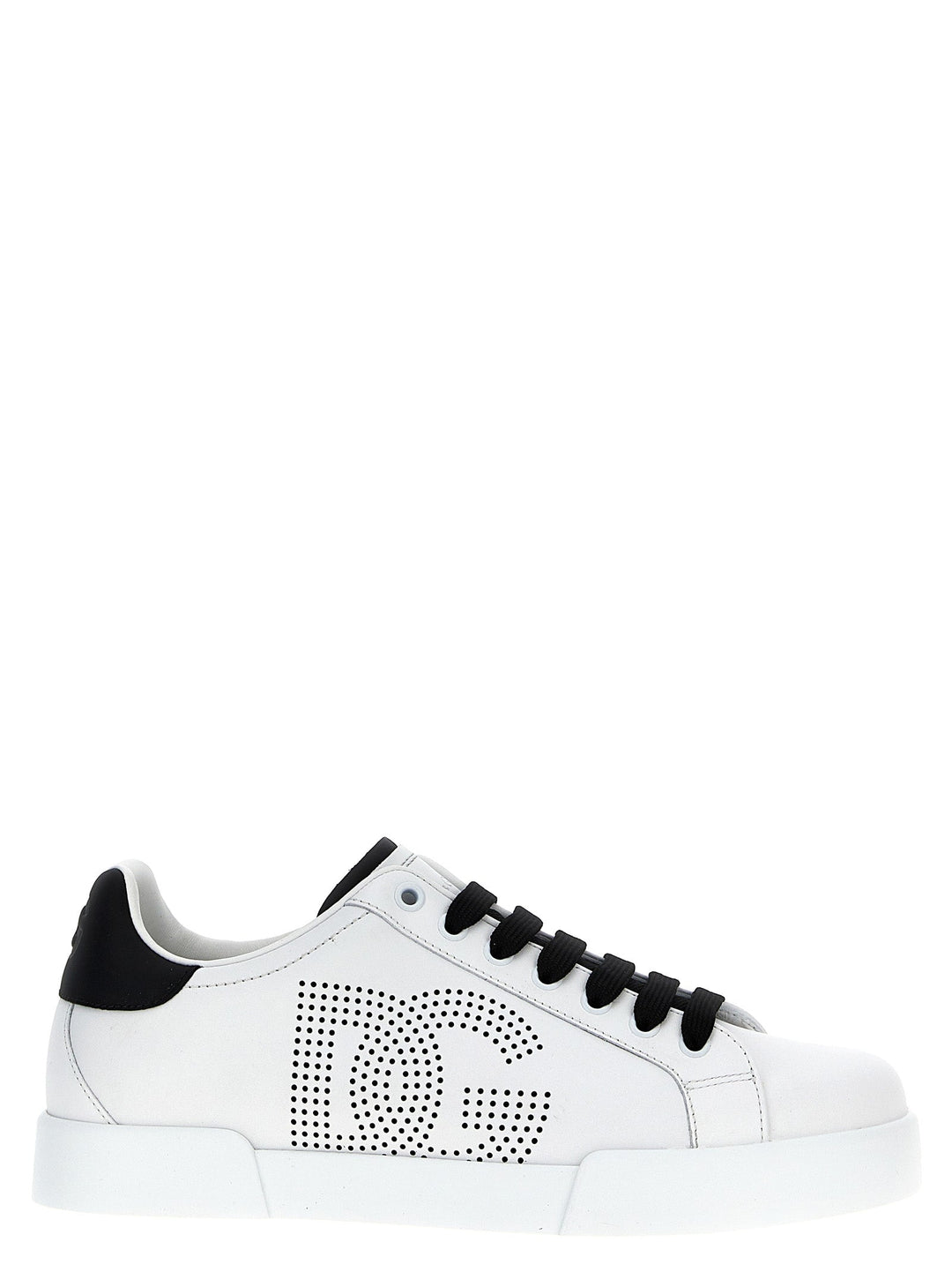 Dolce &amp; Gabbana Bicolor Calfskin Low Top Sneakers