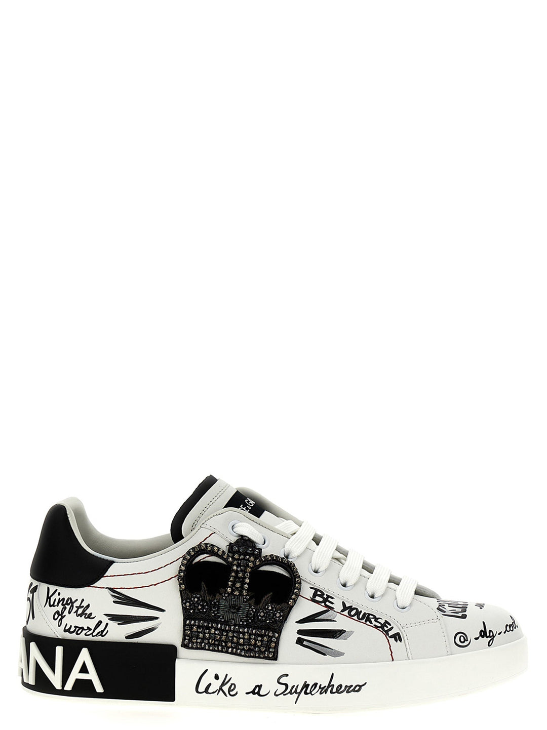 Dolce &amp; Gabbana Bicolor Calfskin Sneakers