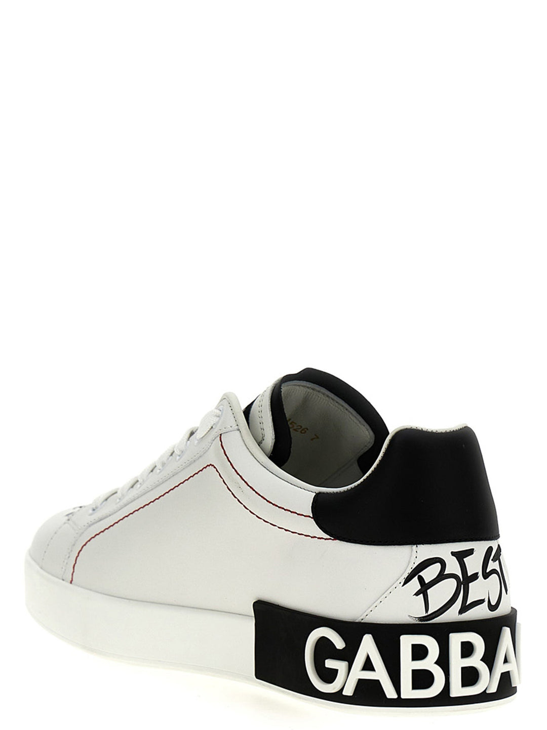 Dolce &amp; Gabbana Bicolor Calfskin Sneakers