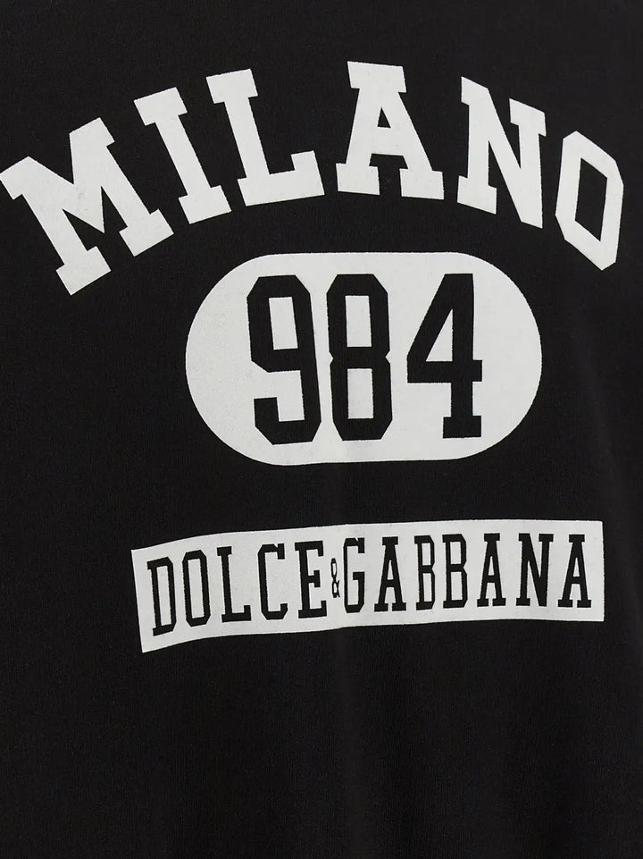 Dolce &amp; Gabbana Bicolor Cotton Sweatshirt