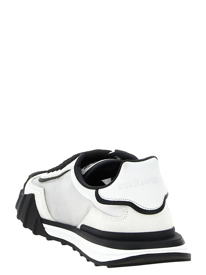 Dolce &amp; Gabbana Bicolor Polyamide Athletic Sneakers