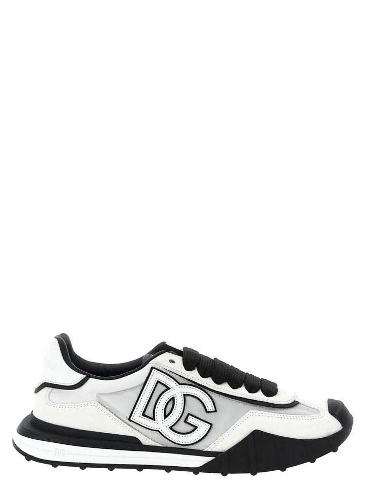 Dolce &amp; Gabbana Bicolor Polyamide Athletic Sneakers