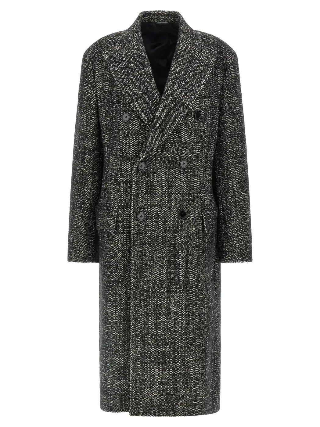 Dolce & Gabbana Bicolor Polyamide Coat