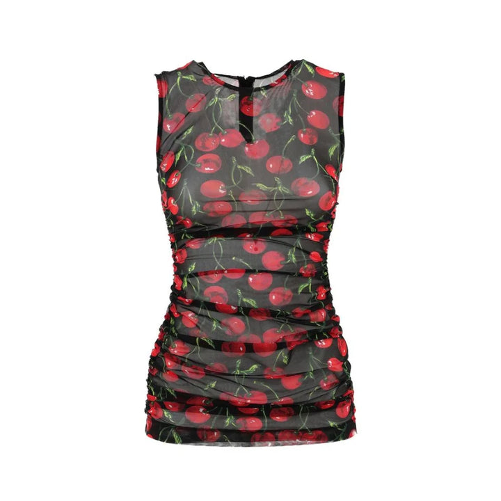 Dolce & Gabbana Bicolor Polyamide Shortsleeve Shirt