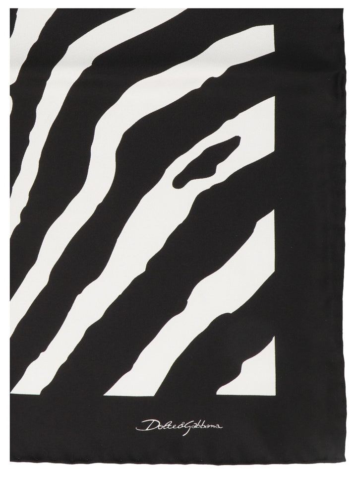 Dolce &amp; Gabbana Bicolor Silk Scarf