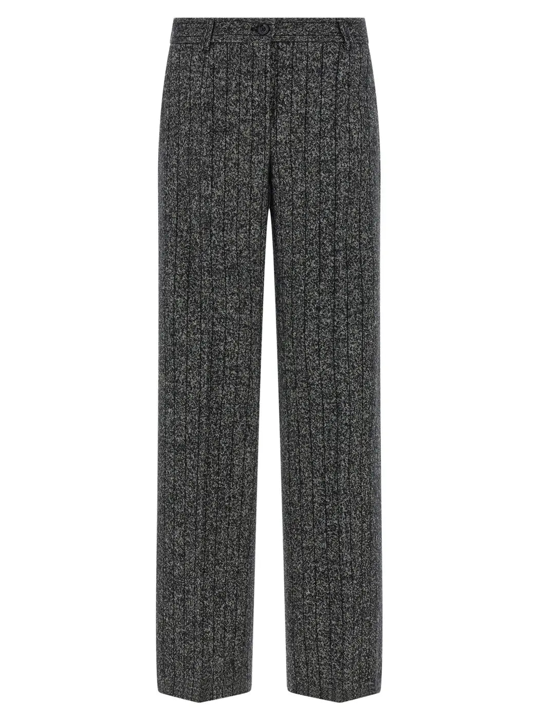 Dolce & Gabbana Bicolor Virgin Wool Casual Pants