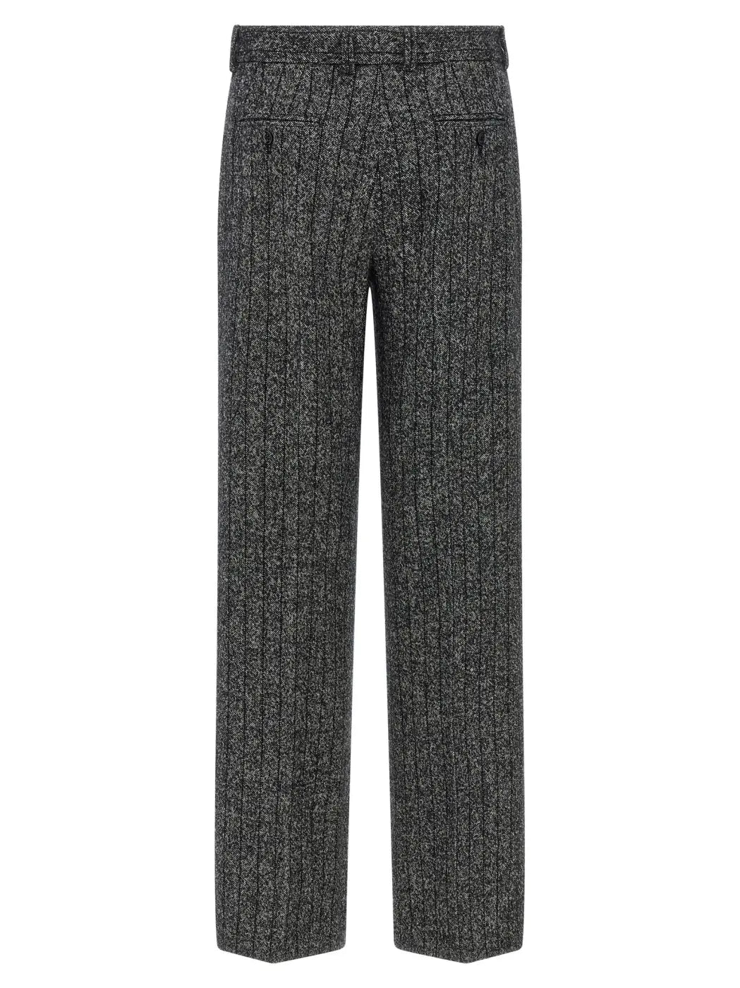 Dolce &amp; Gabbana Bicolor Virgin Wool Casual Pants