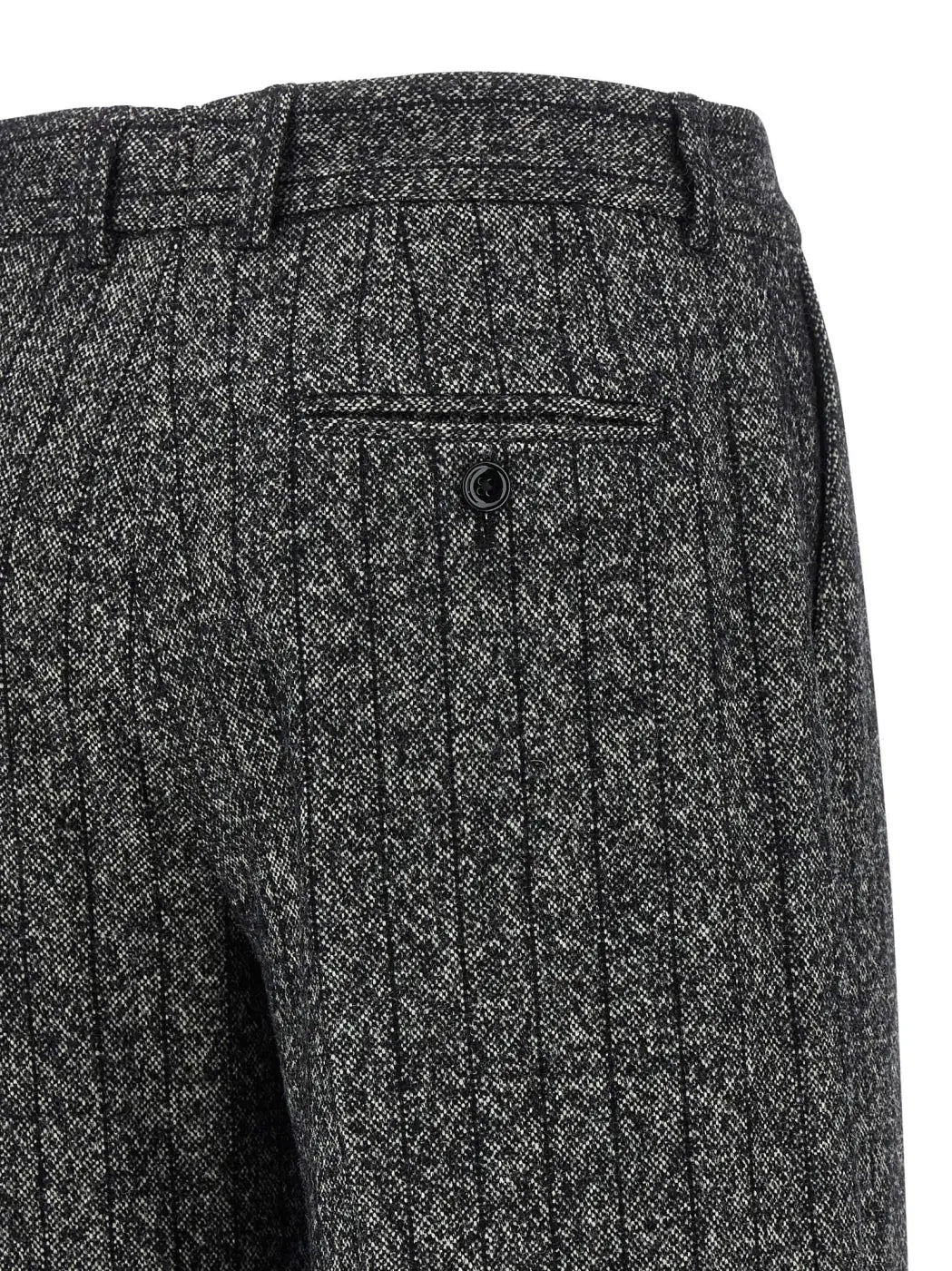 Dolce &amp; Gabbana Bicolor Virgin Wool Casual Pants