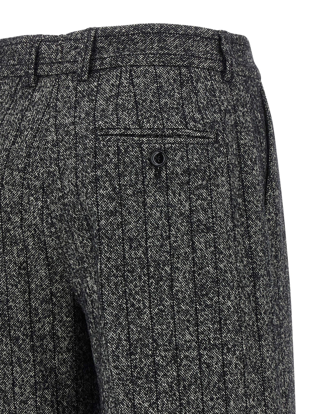 Dolce &amp; Gabbana Bicolor Virgin Wool Casual Pants