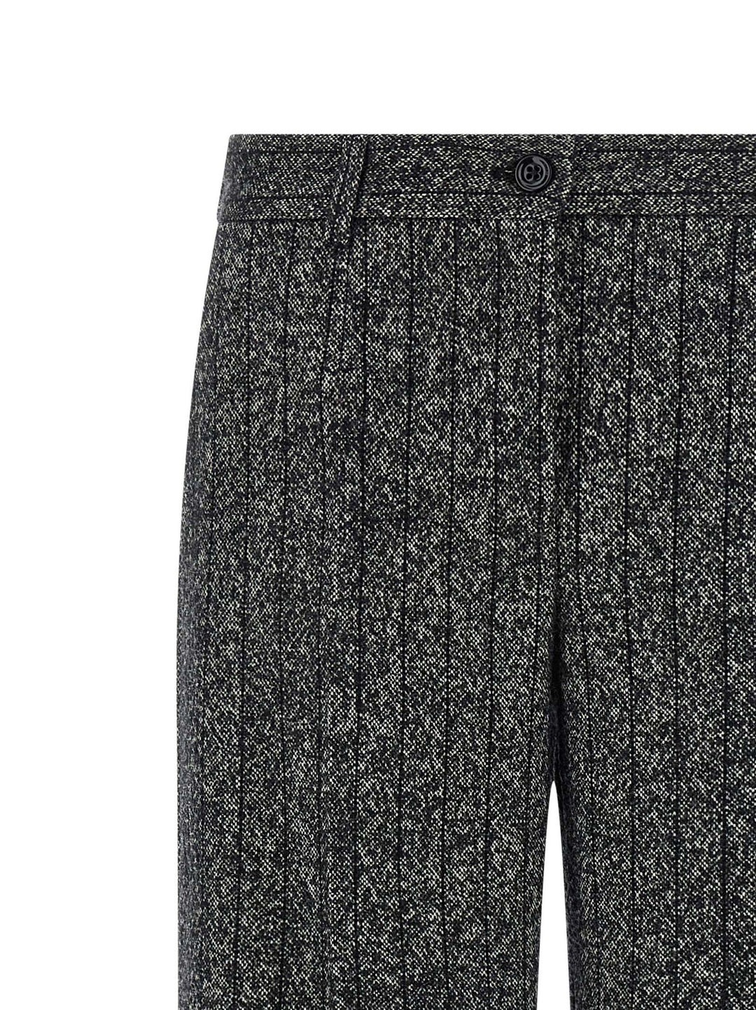 Dolce &amp; Gabbana Bicolor Virgin Wool Casual Pants