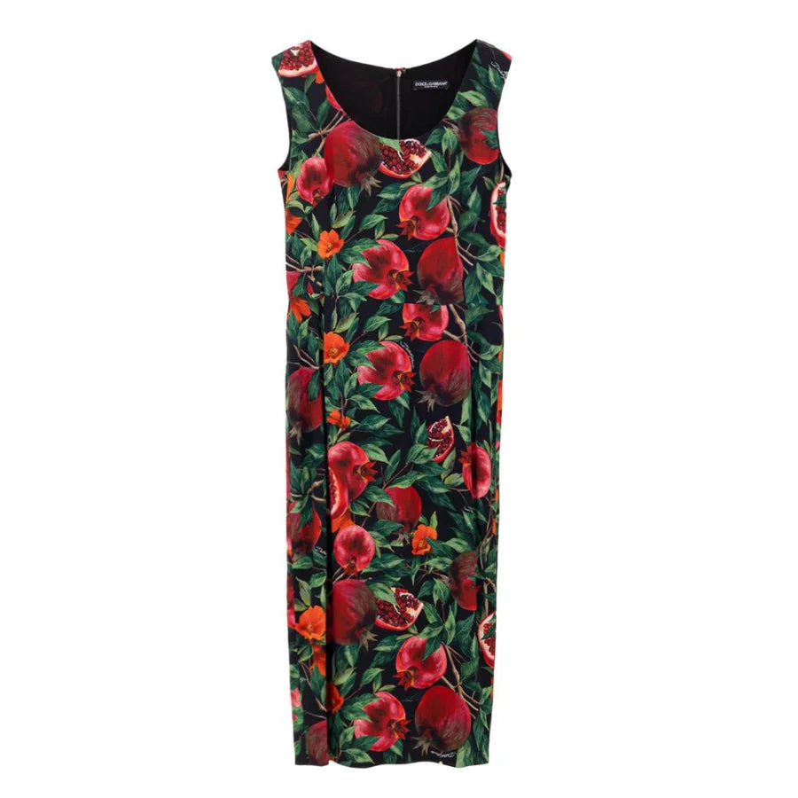 Dolce & Gabbana Bicolor Viscose Long Dress