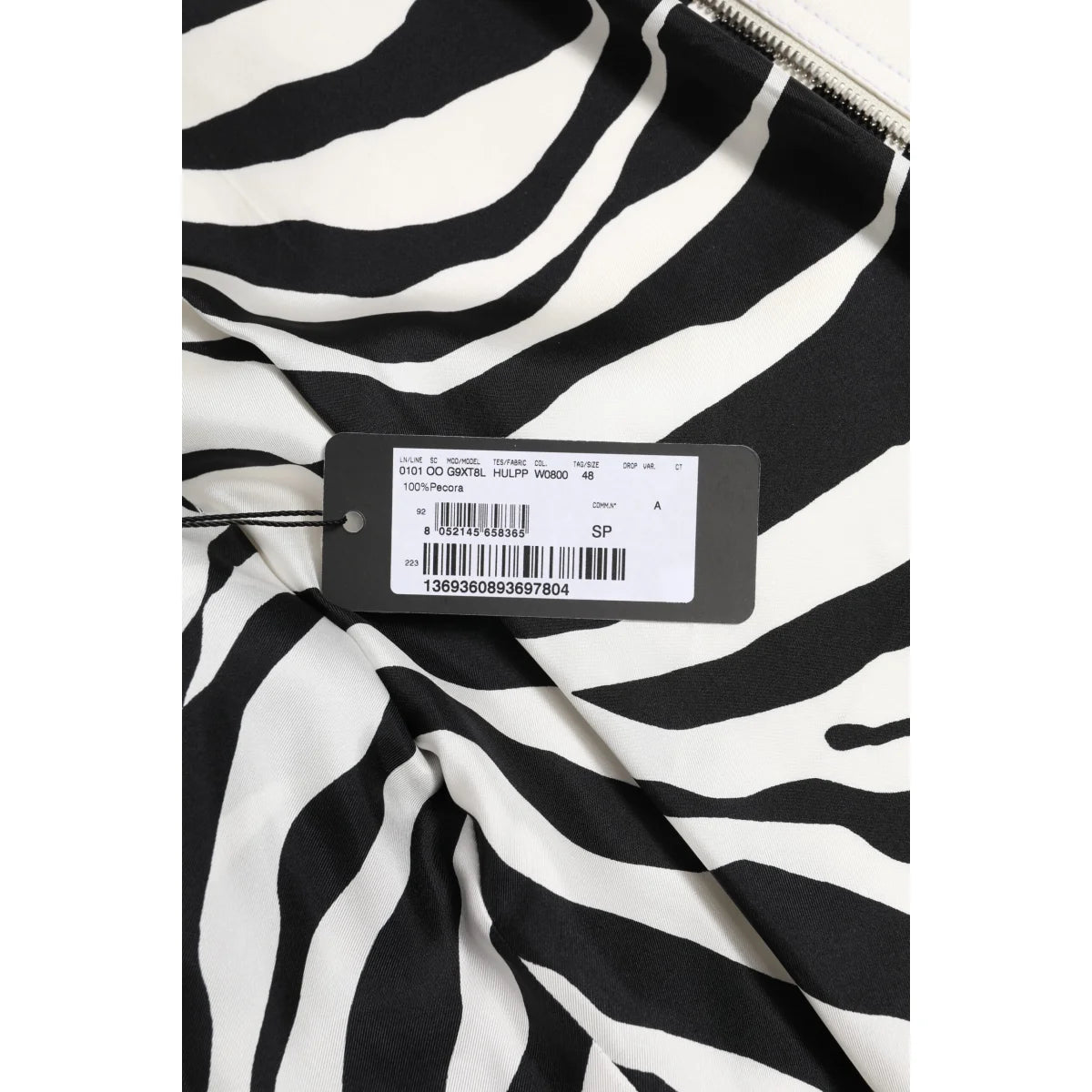 Dolce Gabbana Biker Jacket Sleek Zip Style &