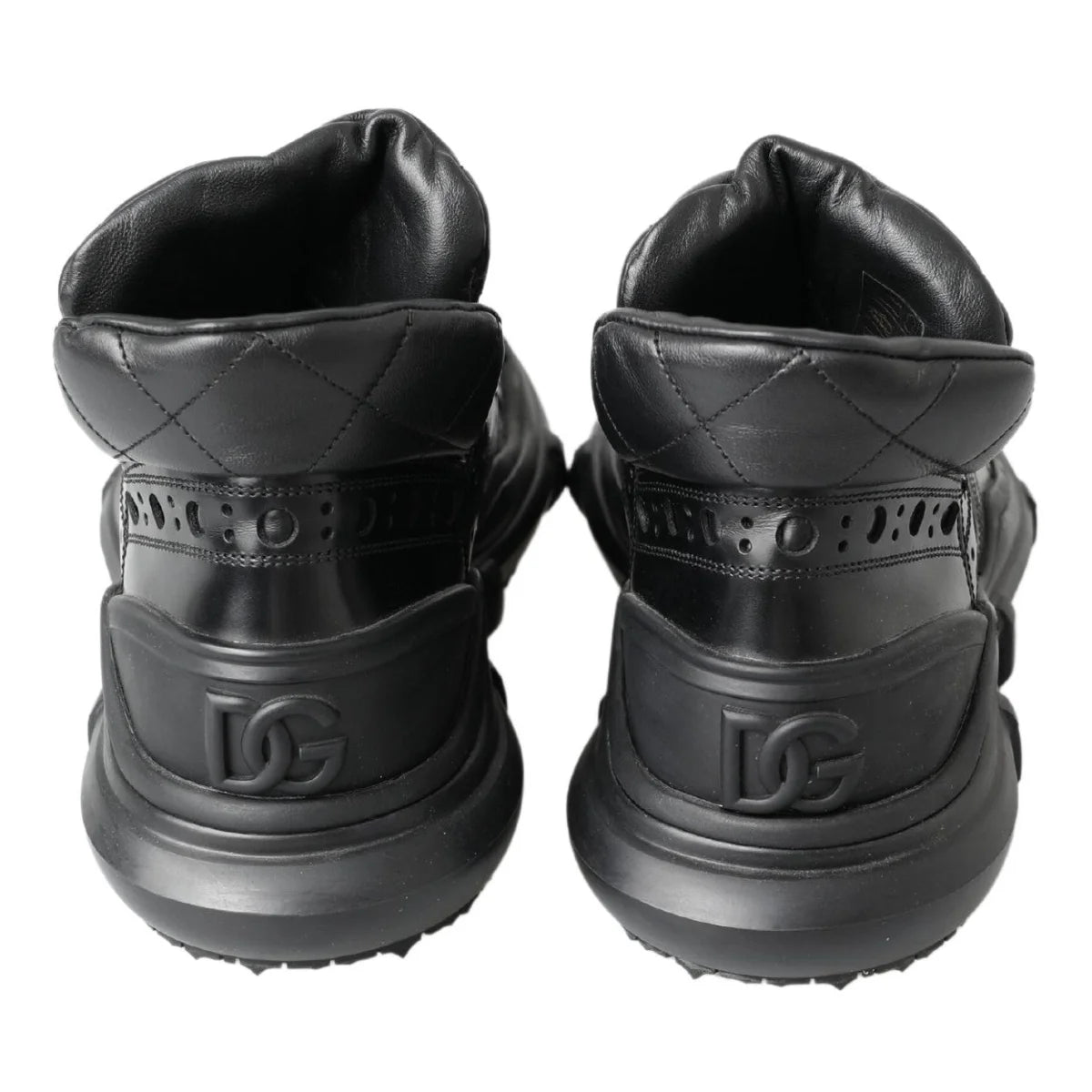 Dolce Gabbana Black Ankle Boots Italian Luxury Mens Footwear &