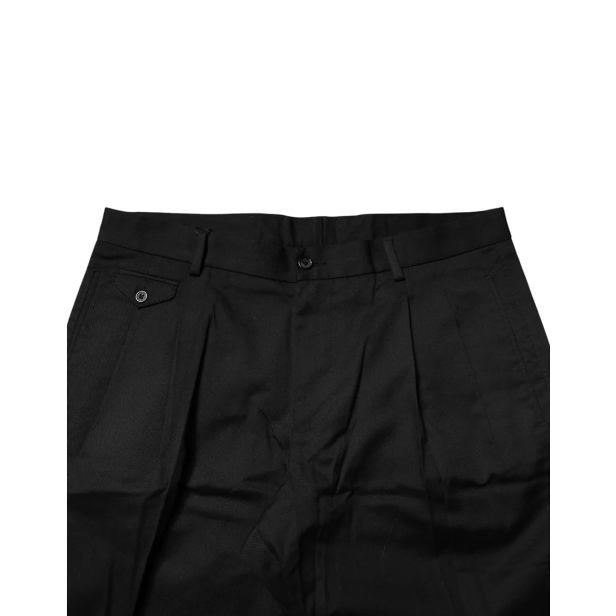 Dolce & Gabbana Black Bermuda Shorts Premium Cotton Everyday Style