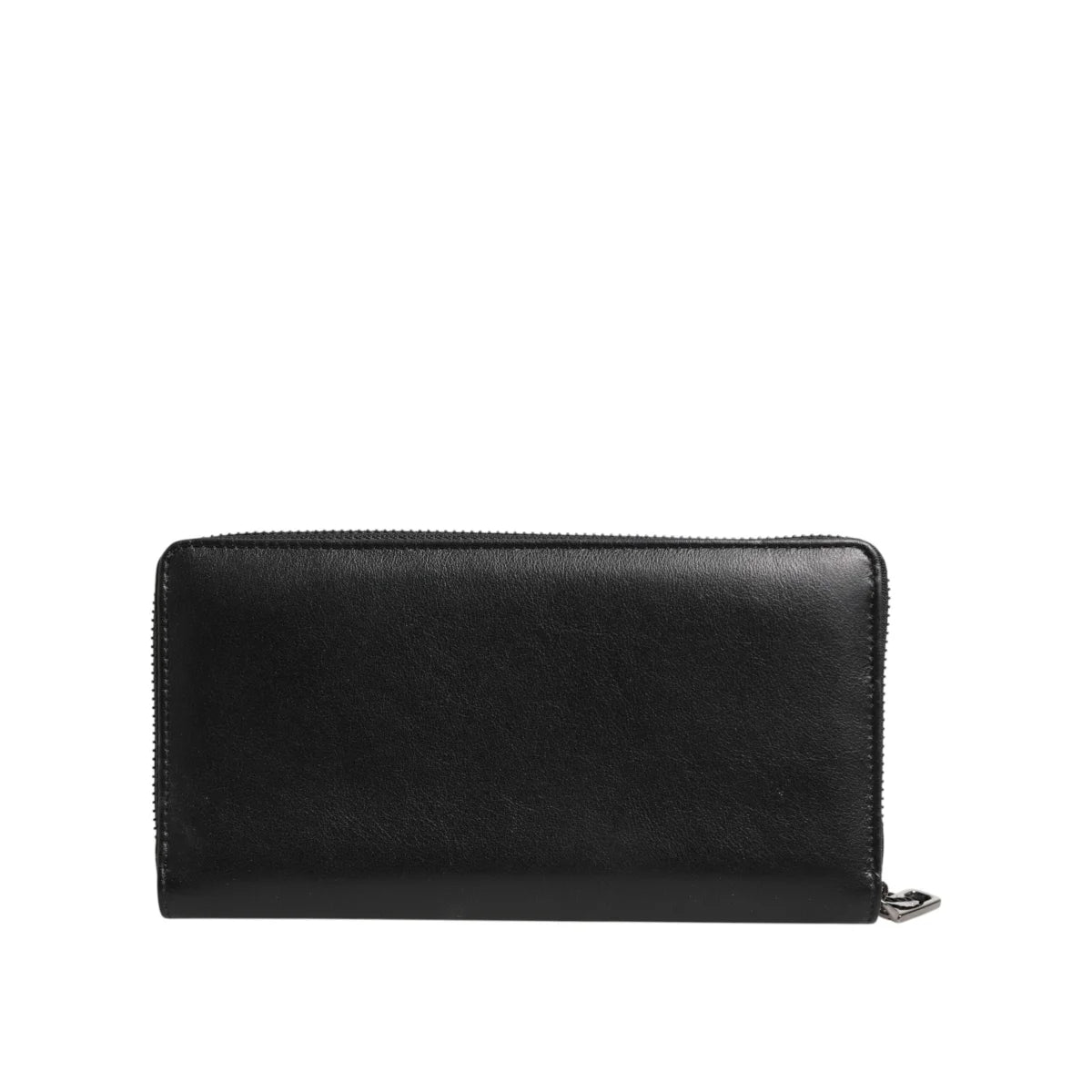 Dolce & Gabbana Black Blue Exotic Leather Zip Wallet