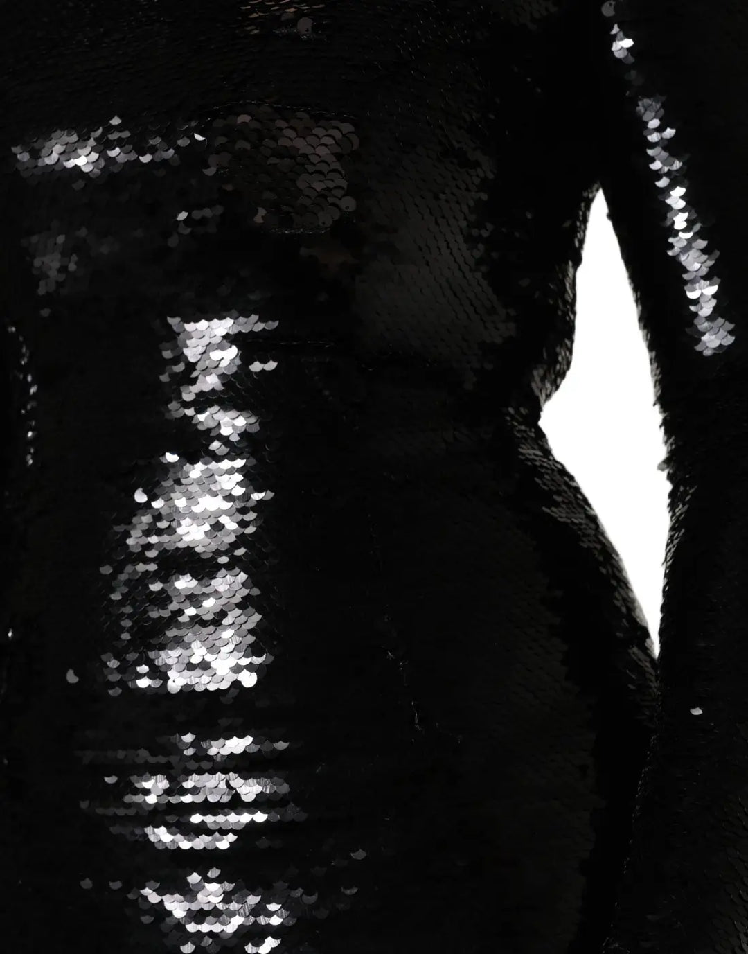 Dolce &amp; Gabbana Black Bodycon Mermaid Sequinned Gown Dress