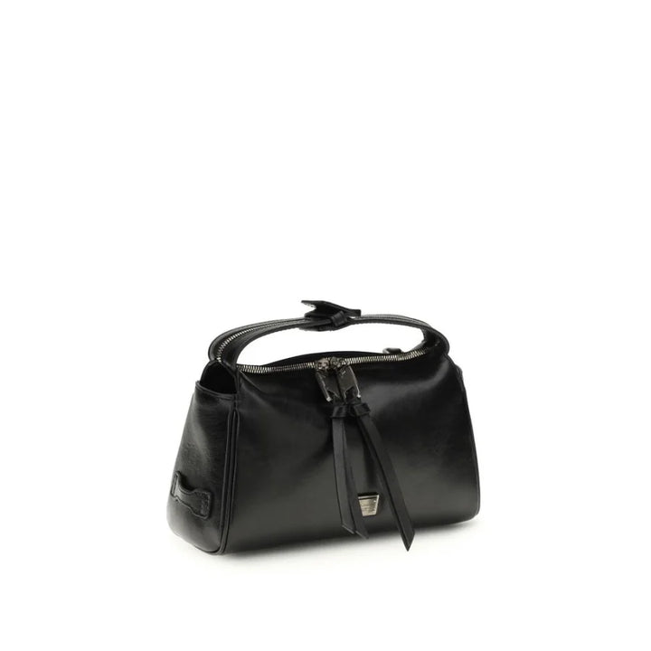 Dolce & Gabbana Black Calf Leather Bos Taurus Shoulder Bag