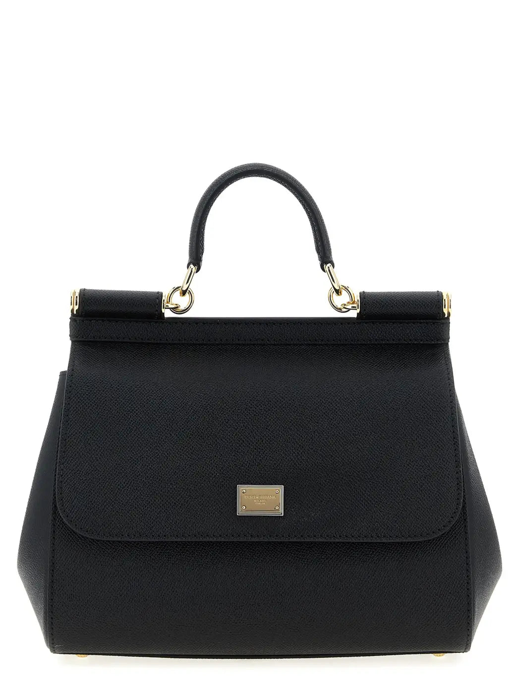 Dolce &amp; Gabbana Black Calfskin Handbag