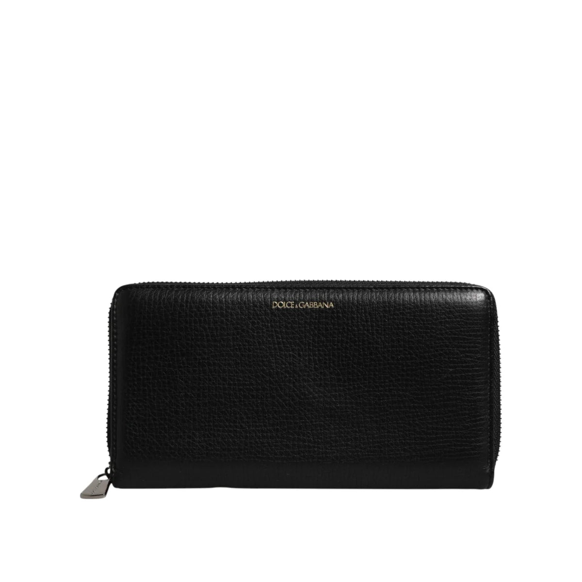 Dolce and Gabbana Black Calfskin Leather Continental Wallet &