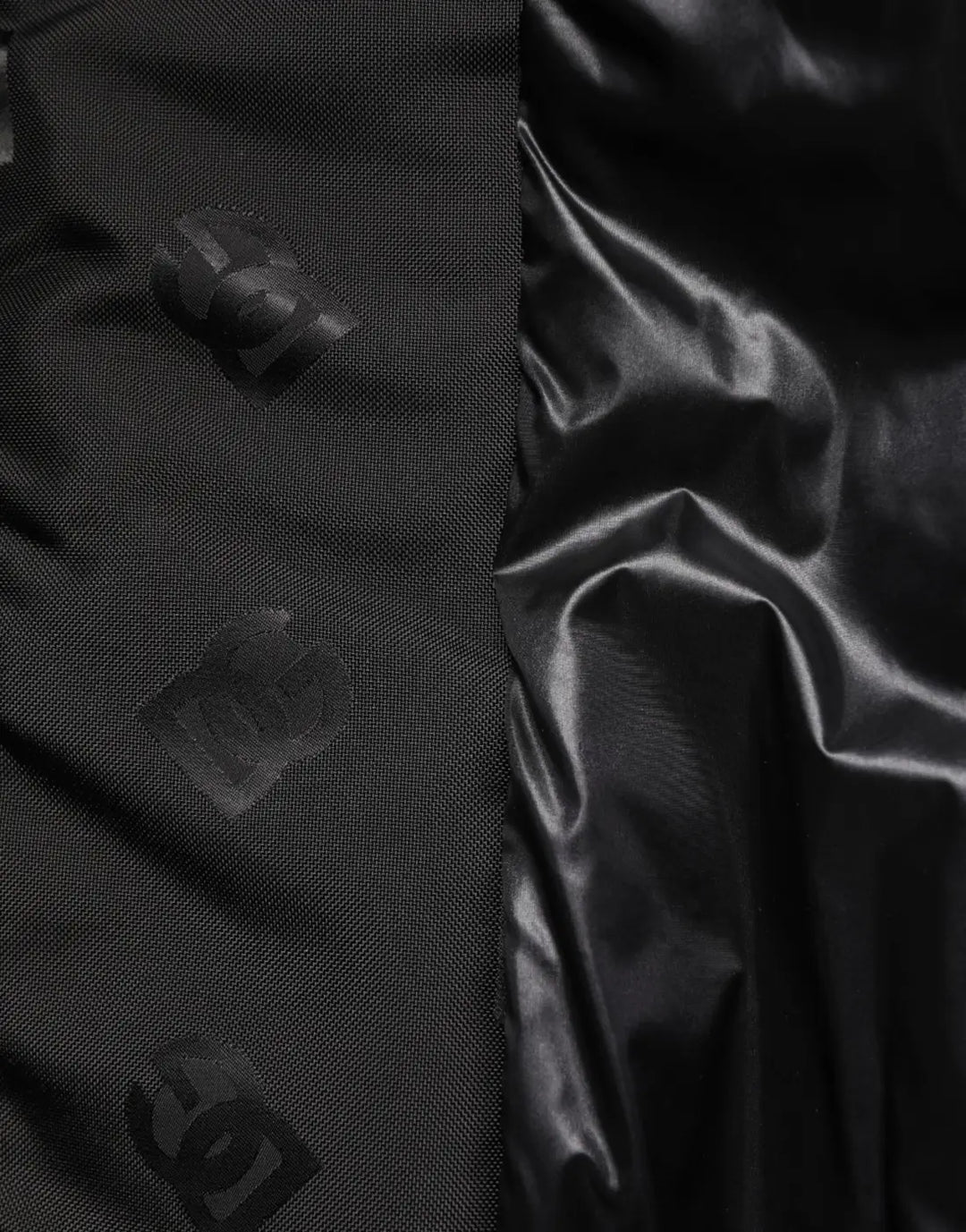 Dolce &amp; Gabbana Black Cargo Windbraker Logo Mania Jacket