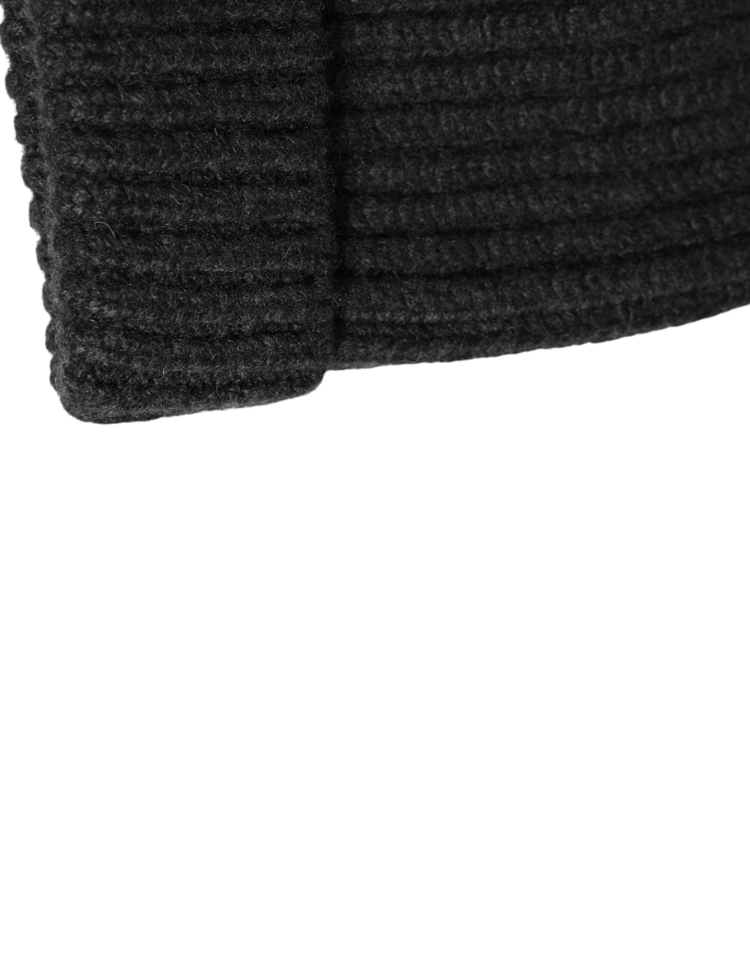 Dolce &amp; Gabbana Black Cashmere Knitted Beanie Men Capello Hat