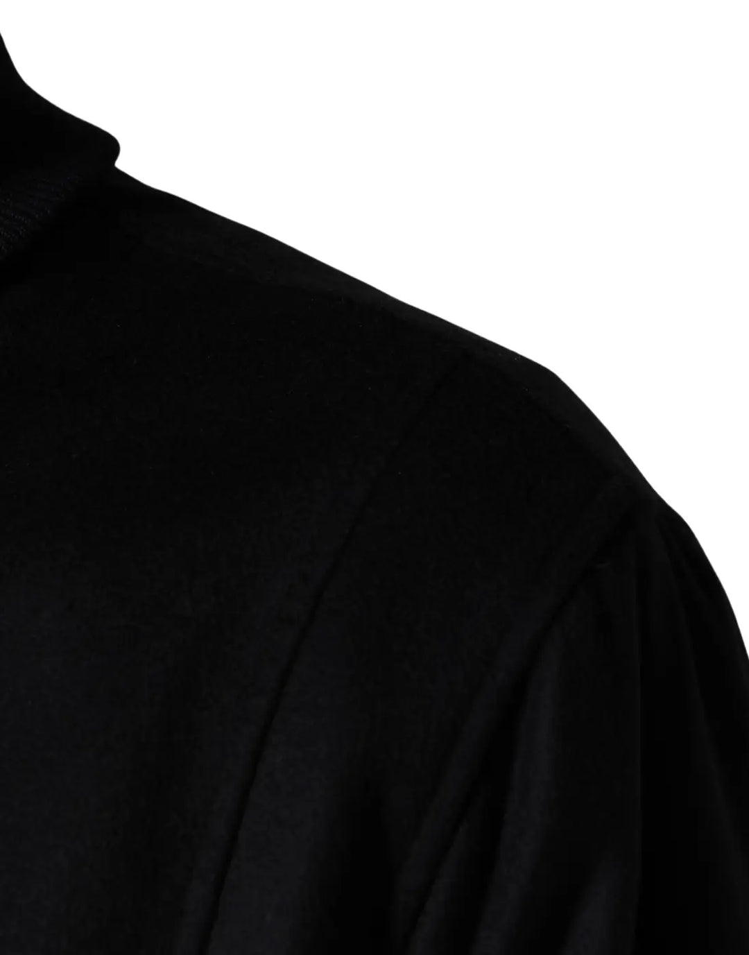 Dolce &amp; Gabbana Black Cashmere Knitted Button Down Jacket