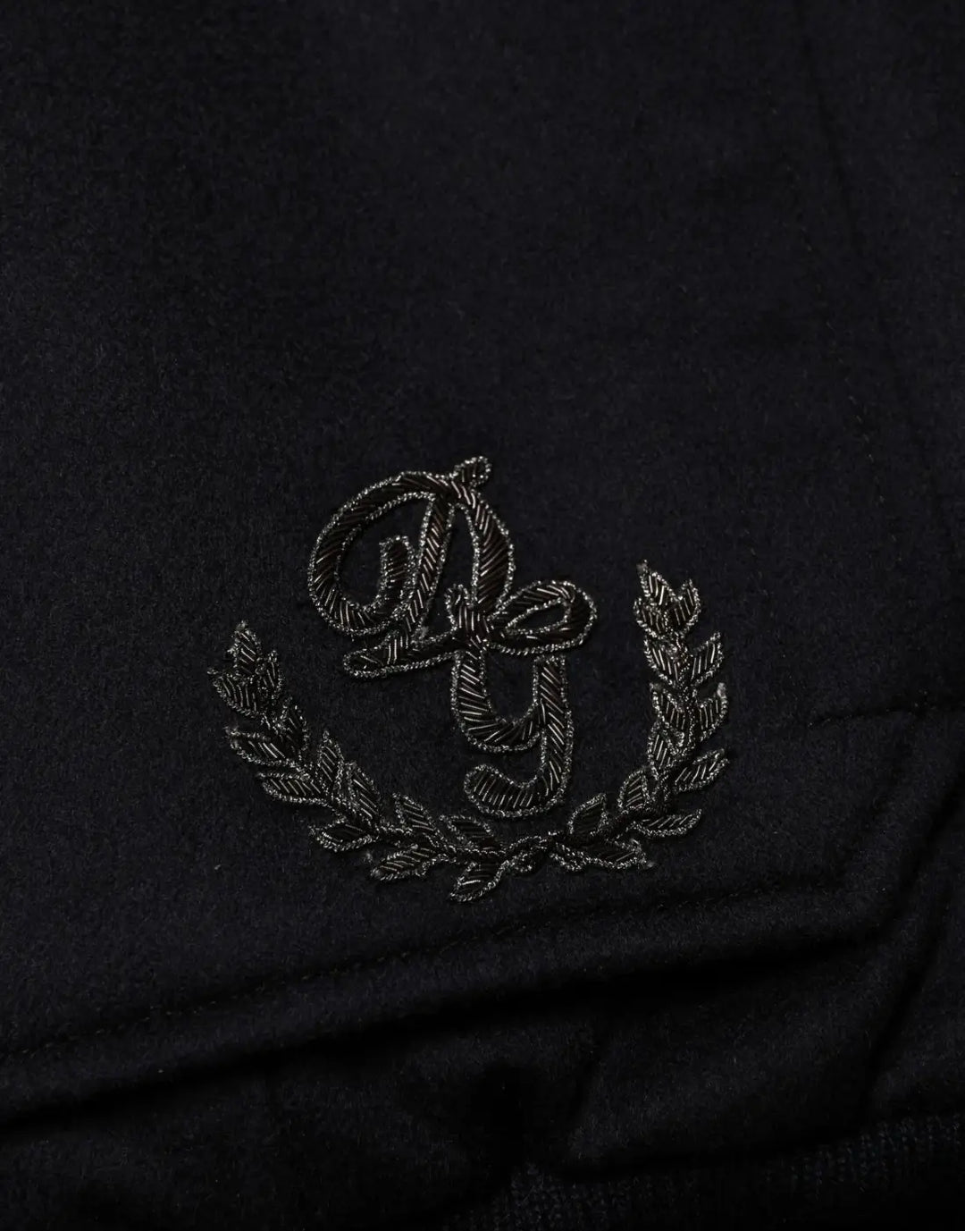 Dolce &amp; Gabbana Black Cashmere Knitted Button Down Jacket