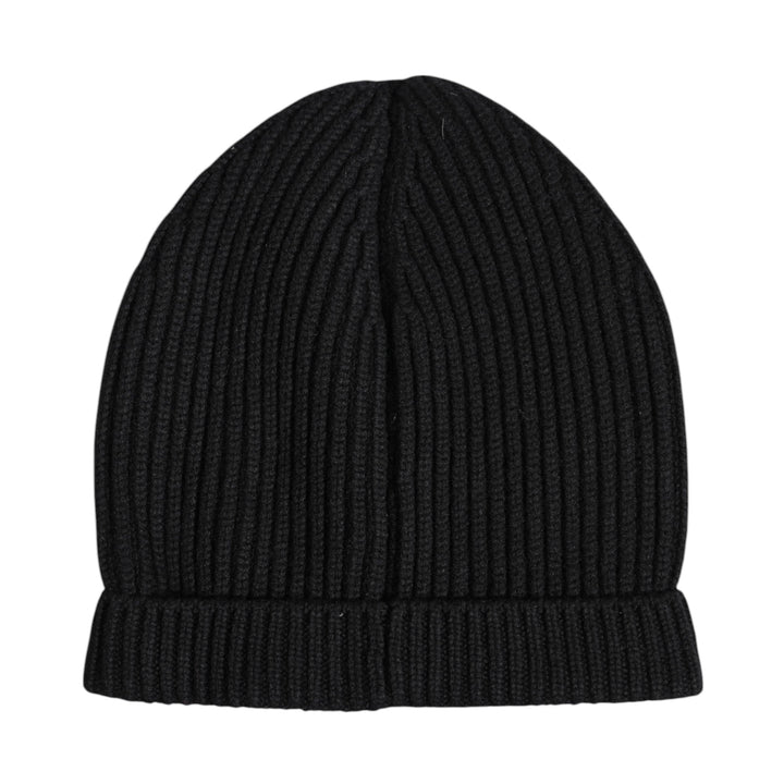 Dolce &amp; Gabbana Black Cashmere Knitted Winter Beanie Hat