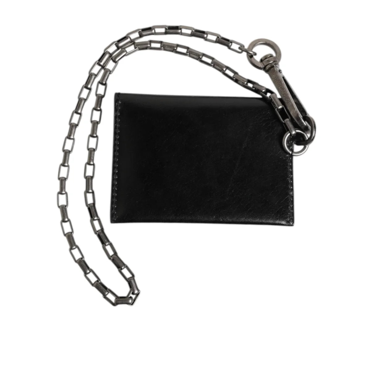 Dolce & Gabbana Black Cavallo Leather Bifold Cardholder Wallet