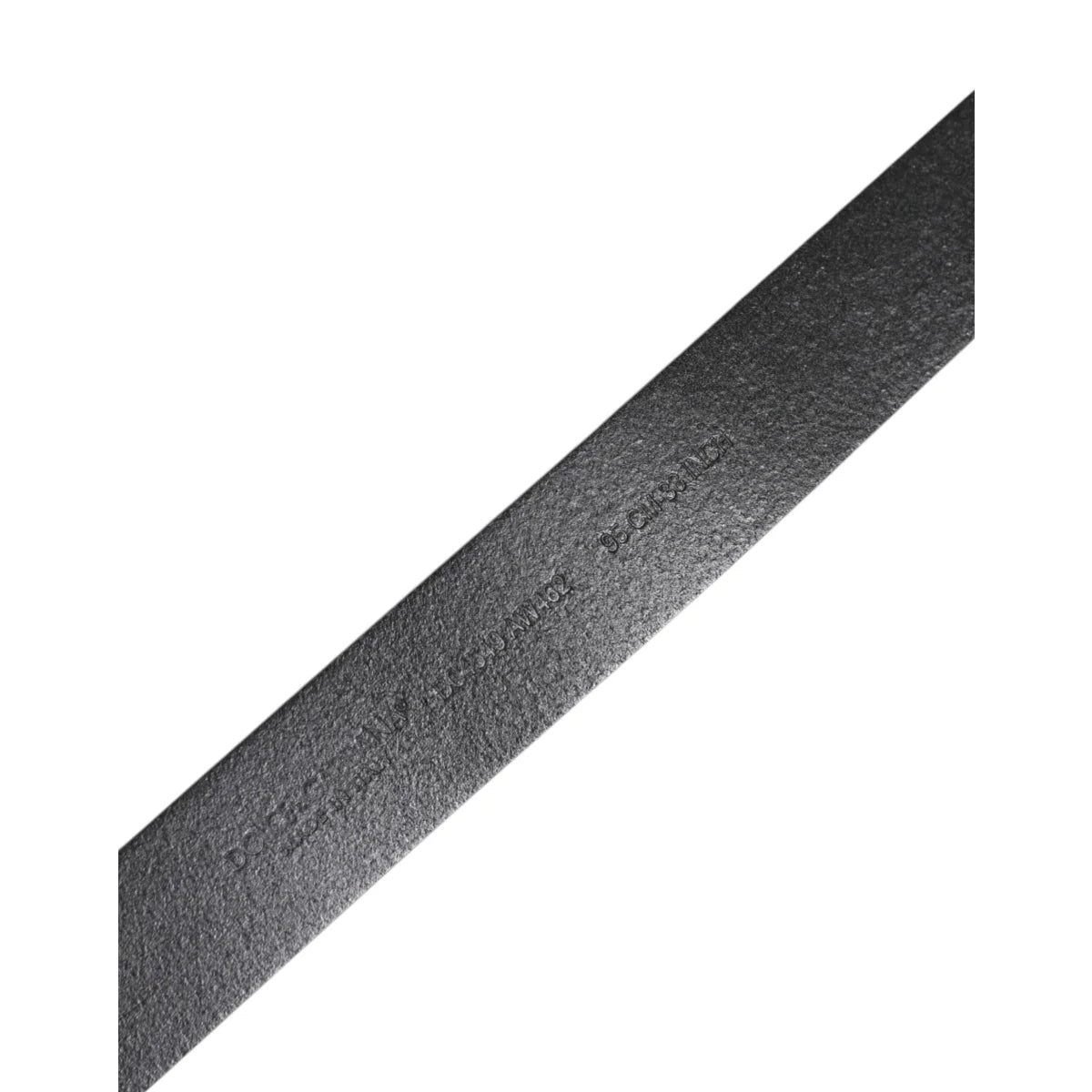 Dolce & Gabbana Black Classic Leather Metal Buckle Belt