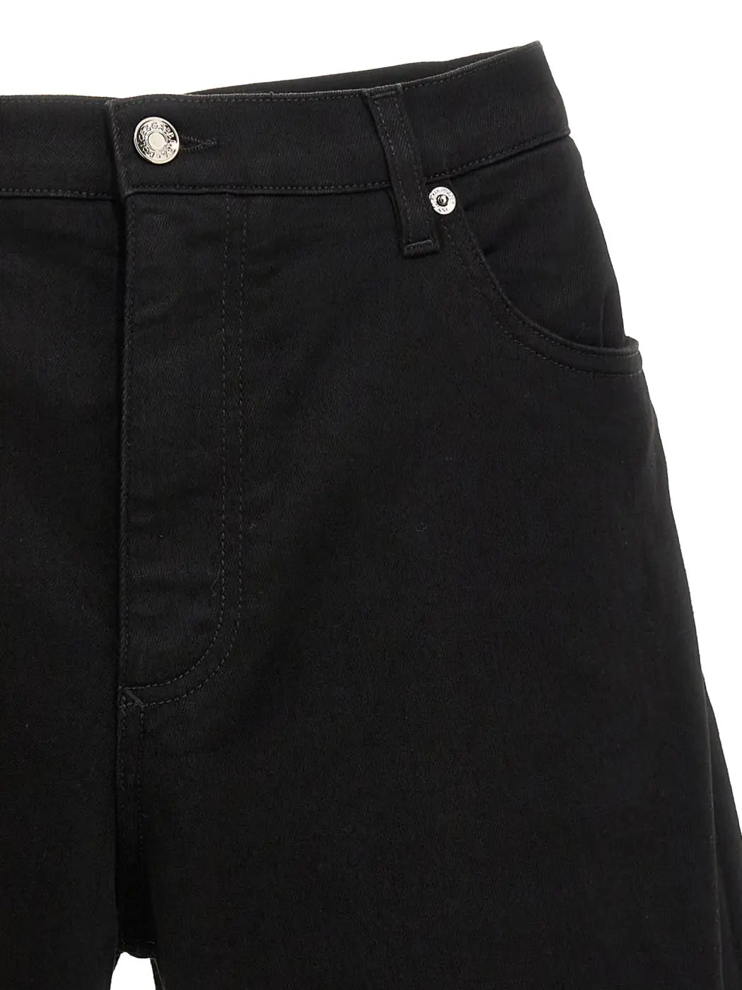 Dolce &amp; Gabbana Black Cotton Bermuda Shorts