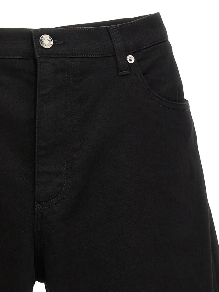 Dolce &amp; Gabbana Black Cotton Bermuda Shorts