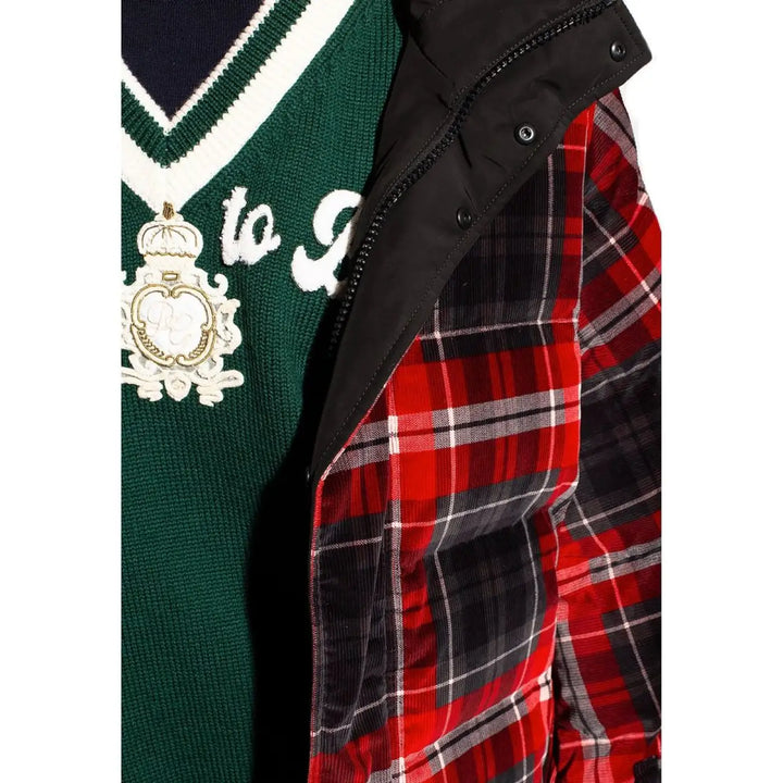 Dolce &amp; Gabbana Black Cotton Bomber