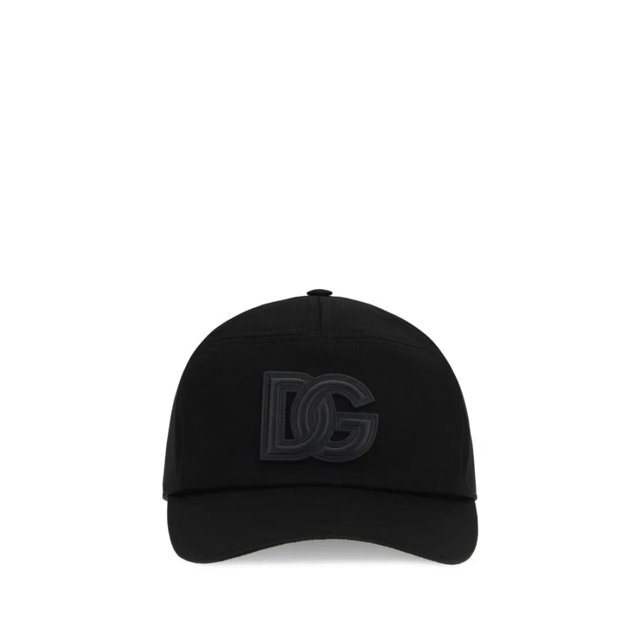 Dolce & Gabbana Black Cotton Cap (Baseball Hat)