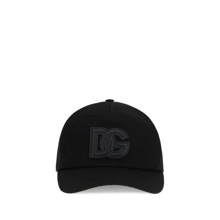 Dolce & Gabbana Black Cotton Cap (Baseball Hat)