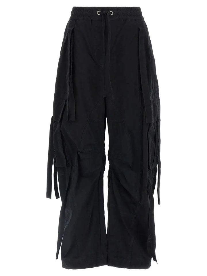 Dolce &amp; Gabbana Black Cotton Cargo Pants