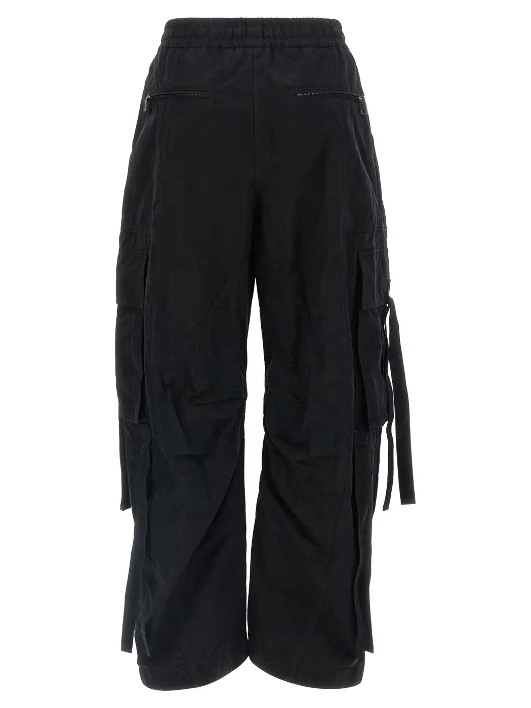 Dolce &amp; Gabbana Black Cotton Cargo Pants