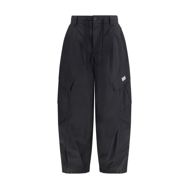 Dolce & Gabbana Black Cotton Cargo Pants