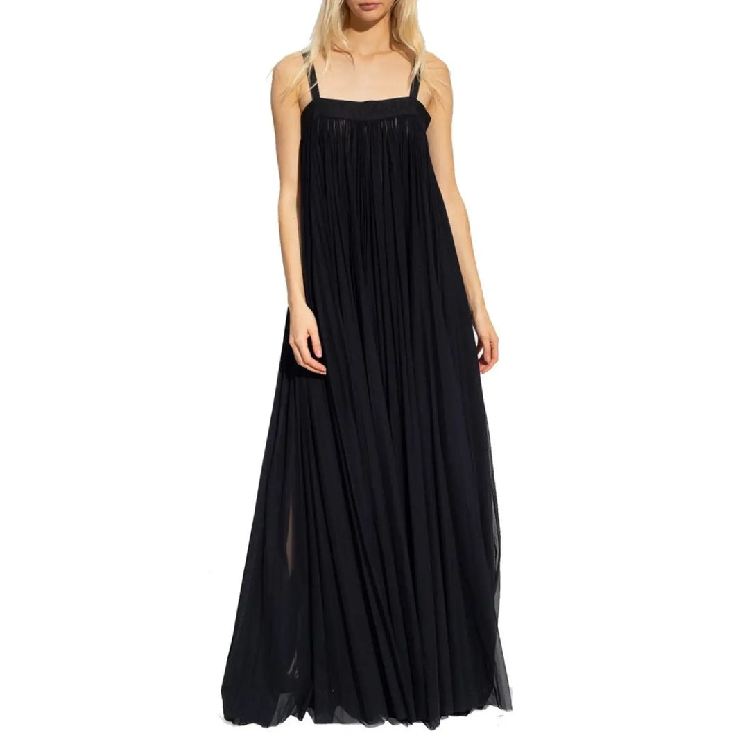 Dolce &amp; Gabbana Black Cotton Casual Dress