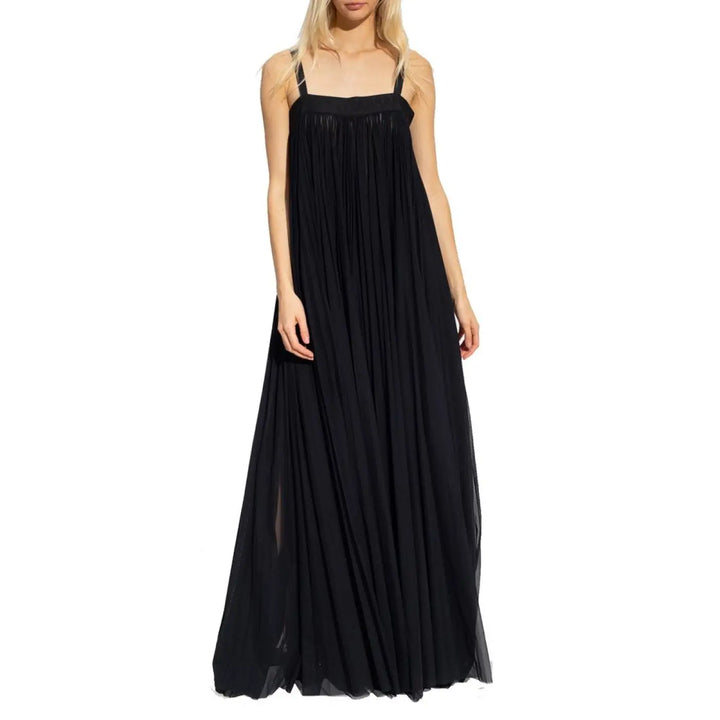 Dolce &amp; Gabbana Black Cotton Casual Dress