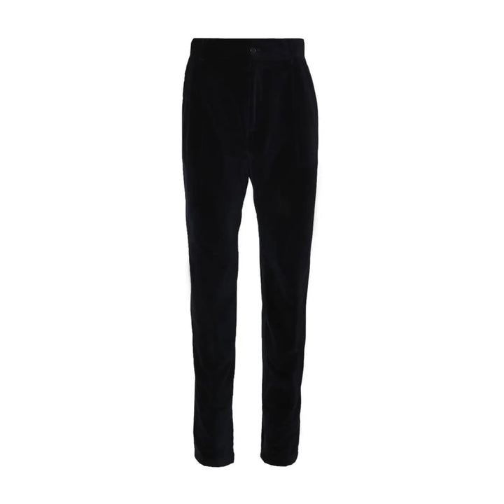 Dolce &amp; Gabbana Black Cotton Casual Pants