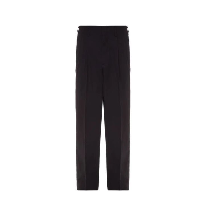 Dolce &amp; Gabbana Black Cotton Casual Pants