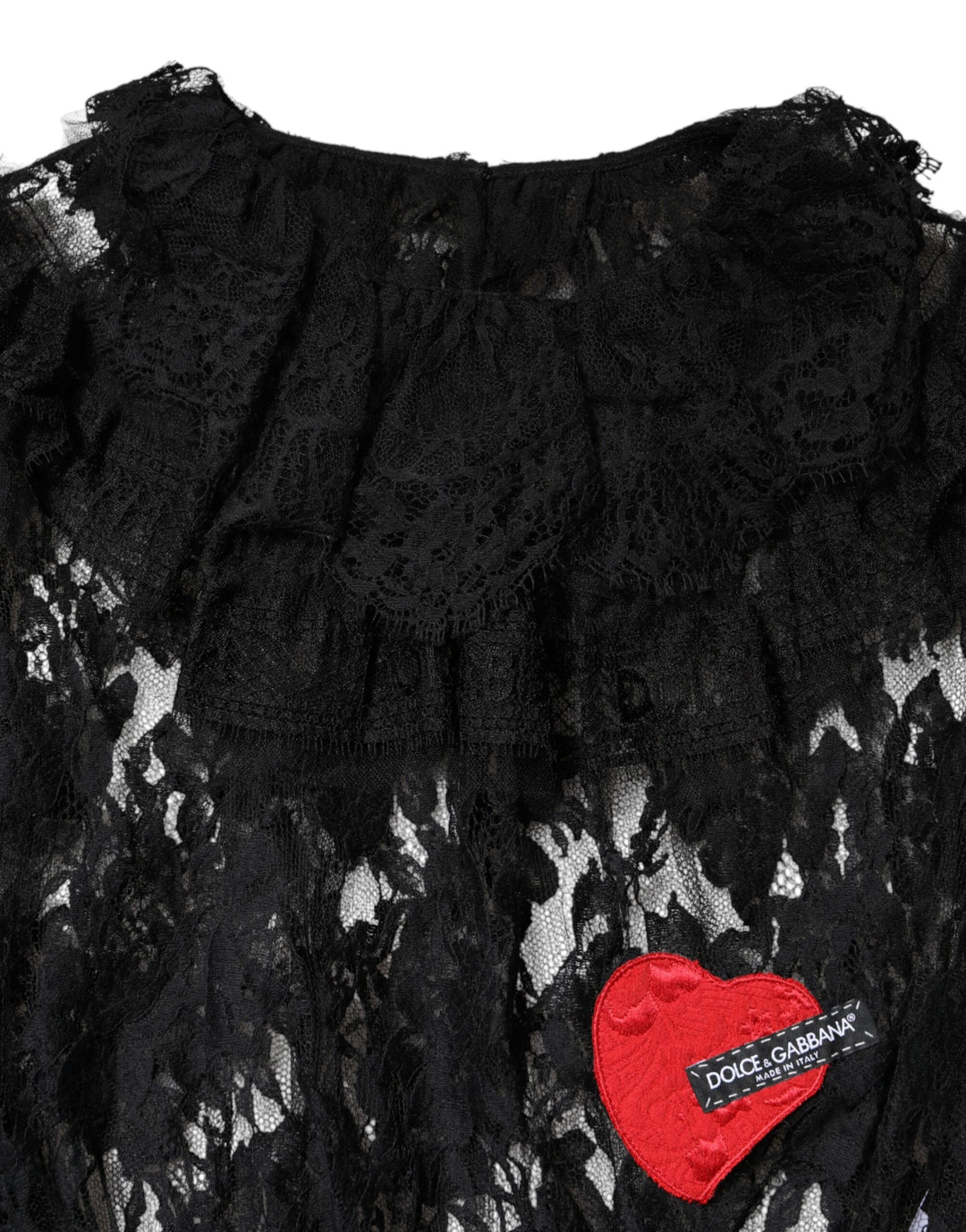 Dolce &amp; Gabbana Blouses - Women’s Black Cotton Floral Lace Women Blouse Top