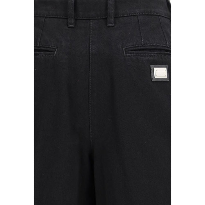 Dolce &amp; Gabbana Black Cotton Jeans Denim