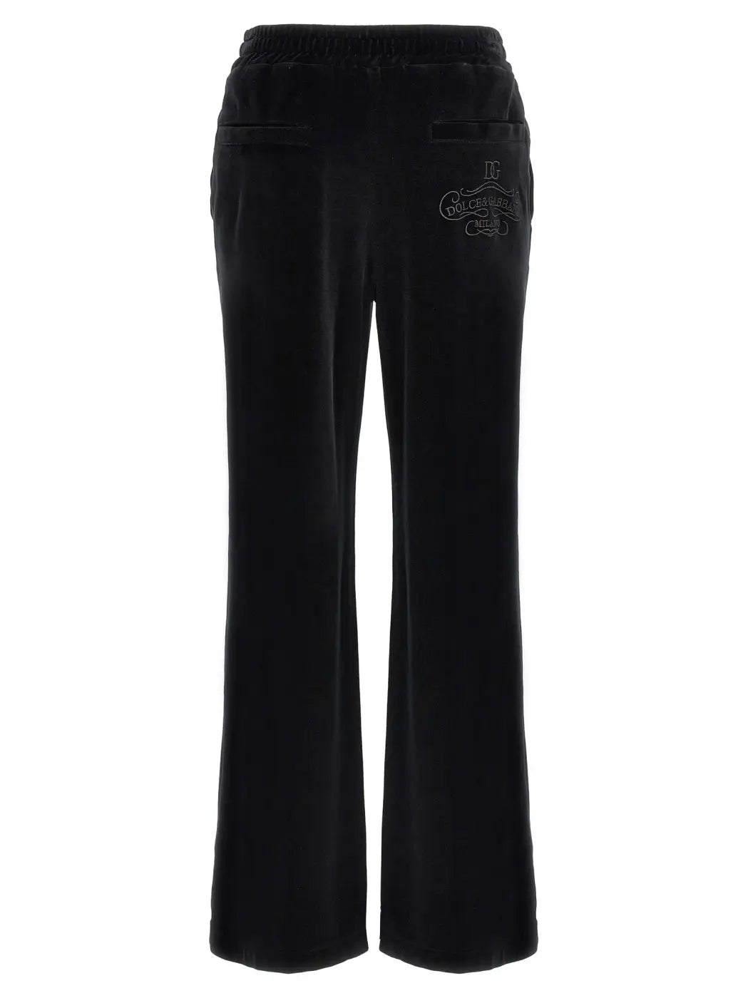 Dolce &amp; Gabbana Black Cotton Joggers (workout Pants)