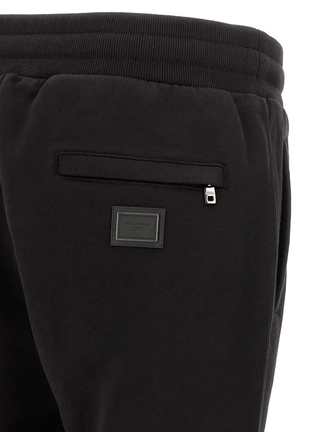 Dolce &amp; Gabbana Black Cotton Joggers (workout Pants)