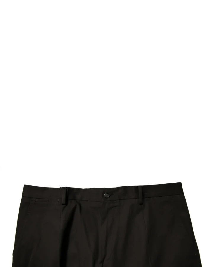 Dolce &amp; Gabbana Black Cotton Men Cargo Casual Pants