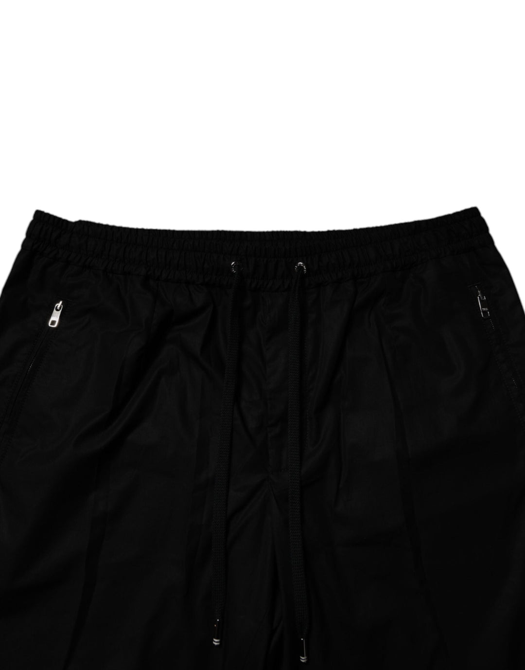 Dolce &amp; Gabbana Black Cotton Men Jogger Sweatpants Pants